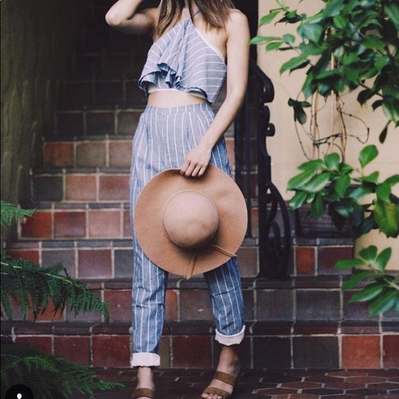 Tobi Pants - Striped Two Piece Set